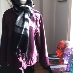 BNIP VS PINK SHERPA LINED ANORAK & SCARF